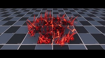 Blood spikes ground attack V3 - Unity VFX