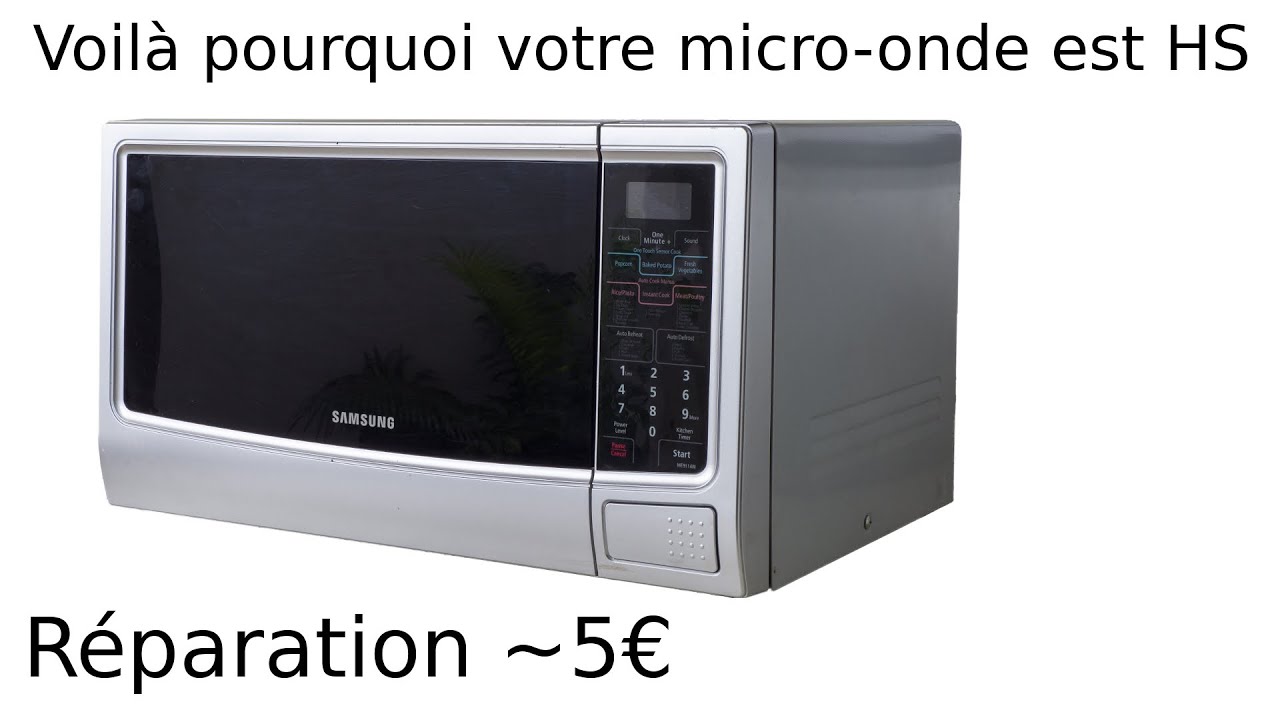 Pourquoi le fusible de mon micro-ondes a disjoncté ? 