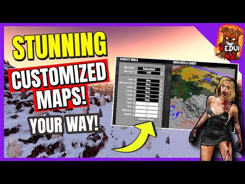 7 day to die map  Update  Making Beautiful Custom Maps - Random Gen Previewer 7 Days To Die - A20 ✔️