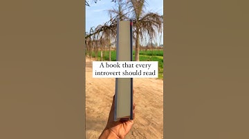 A Book that every Introvert should Read