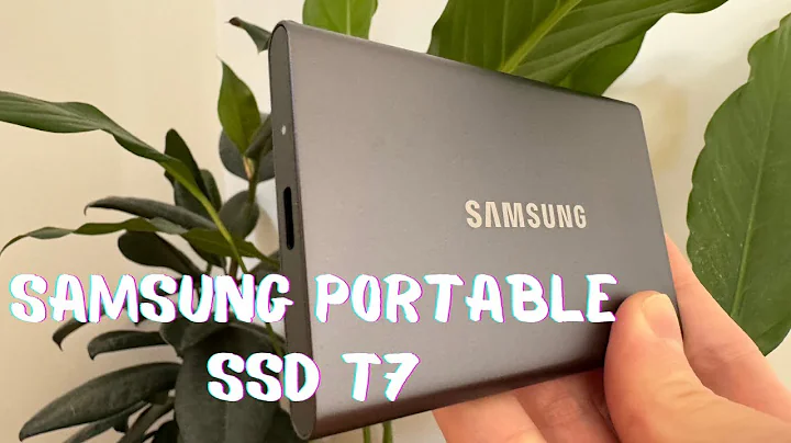UNBOXING & HOW TO USE SAMSUNG PORTABLE SSD T7 || Pink Gaey 🩷