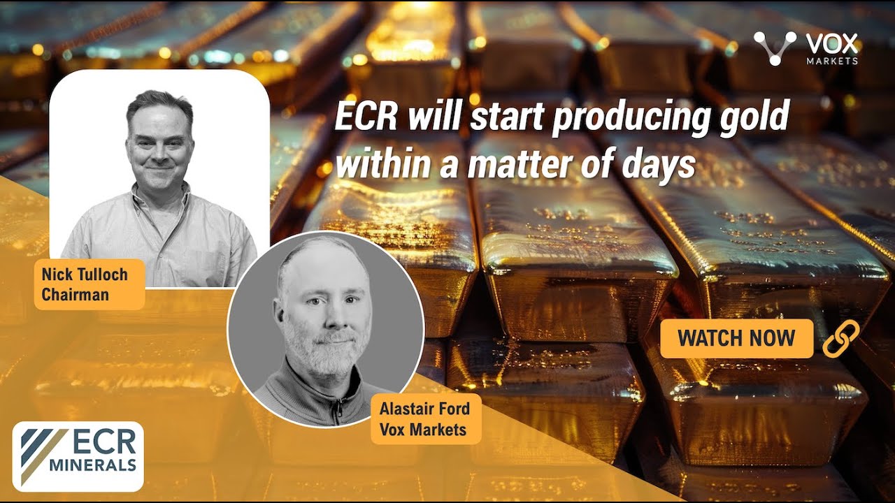 ECR will start producing gold within a matter of days