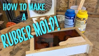 How to make a Rubber Mold with Smooth On for Concrete