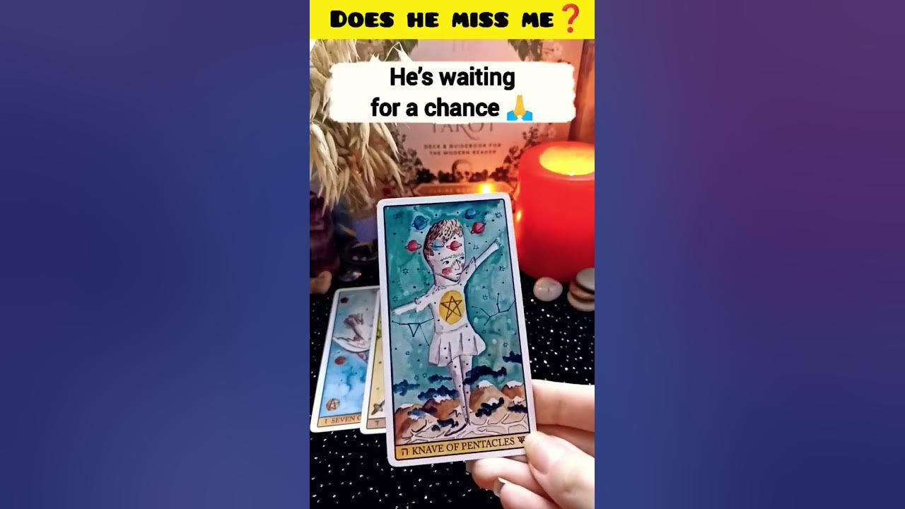 🌡𝗗𝗼𝗲𝘀 𝗵𝗲 𝗺𝗶𝘀𝘀 𝗺𝗲 𝗧𝗮𝗿𝗼𝘁 𝗖𝗮𝗿𝗱 𝗥𝗲𝗮𝗱𝗶𝗻𝗴 tarot short shortvideo shorts tarotreading love