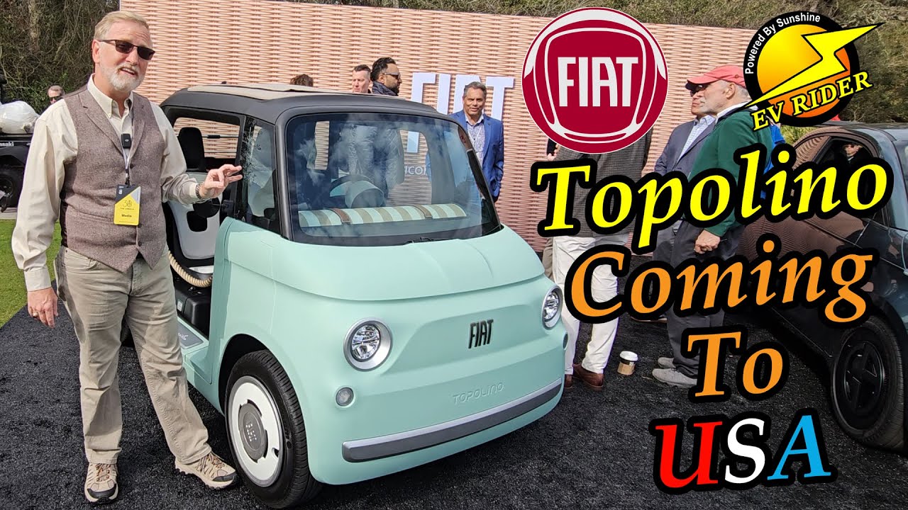 1st Look: US-Bound Fiat Topolino LSV EV