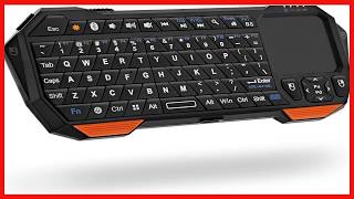 Compact Wireless QWERTY Keyboard with Touchpad: Control Your Devices Effortlessly