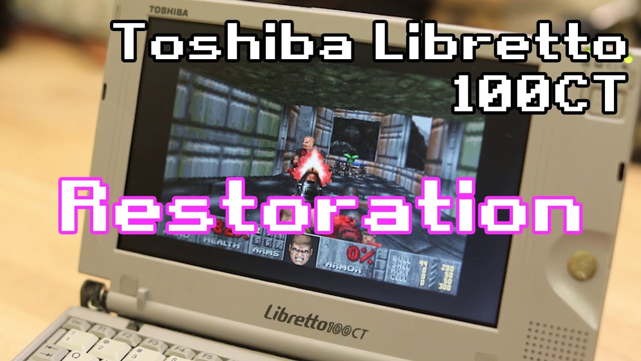 Toshiba Libretto ff1100 VS Libretto 60CT : Startup race - YouTube