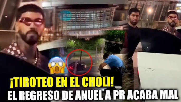¡ACABA MAL! El Regreso de ANUEL AA a Puerto Rico Termina en tiroteo