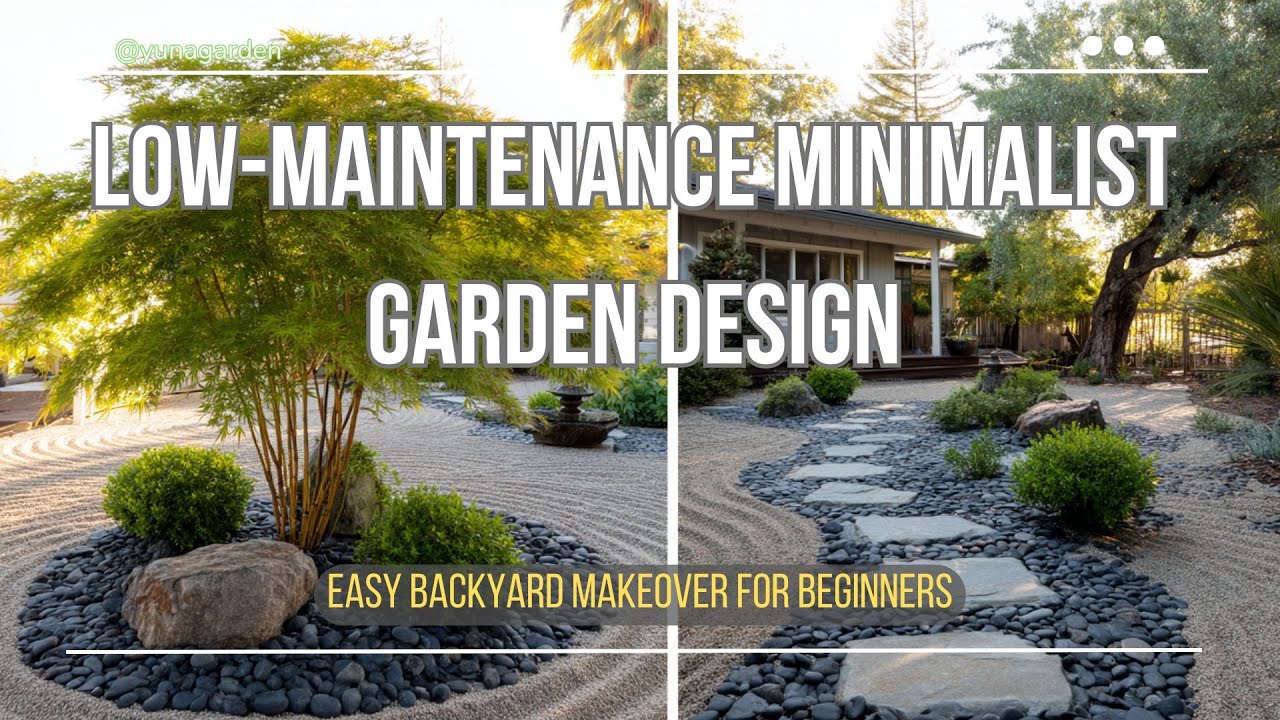 Low Maintenance Minimalist Garden Decor For Small Spaces photo