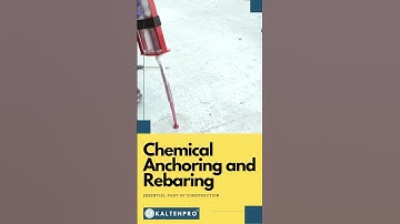 Chemical Anchoring and Rebaring