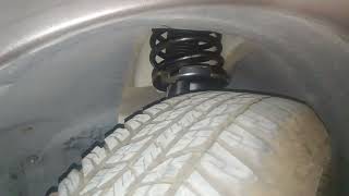 Suspension noise Volvo xc70 from strut/spring (solved: it was the control arms)