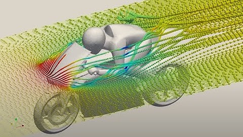 [OpenFOAM] [Tutorial] [Motorbike] Streamline and arrow