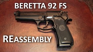 Beretta 92 FS Reassembly