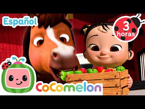 Contemos manzanas | CoComelon y los animales 🍉| Dibujos animados para niños