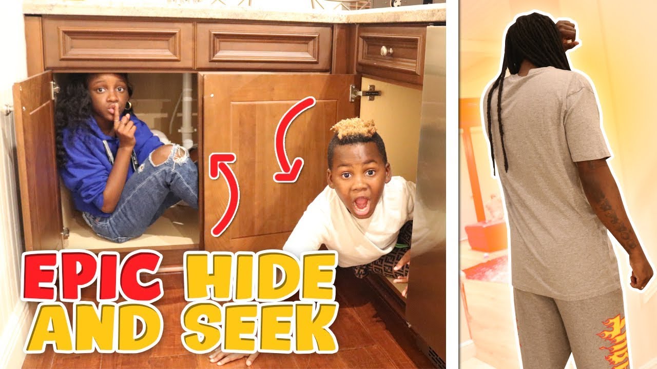 Hide and Seek in Our New House - YouTube