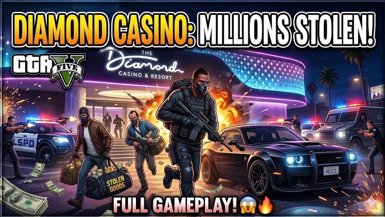 DIAMOND CASINO ROBBERY GTA V GAMEPLAY #gta - YouTube