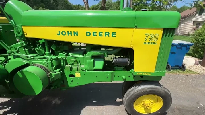 1959 John Deere 730 Diesel Tractor up for auction