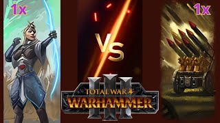 Can Everqueens Court Guard Beat Helstorm Rocket Batteries In Total War Warhammer 3?