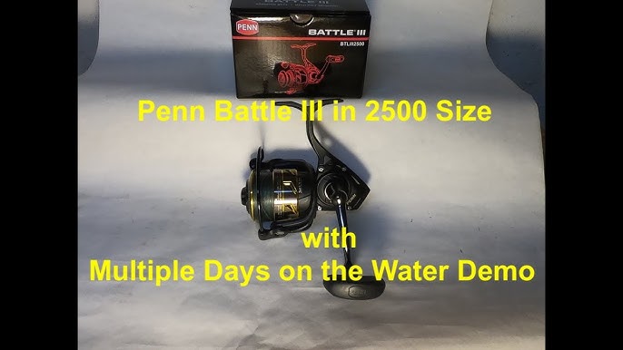 Penn Battle III in 2500 Size with Multiple days on the water demo