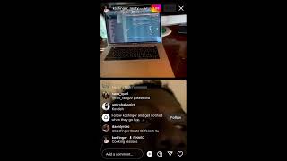 Nesty floxks aka 8oh 8oh goes live with a producer while fans violate him in the comments screenshot 5