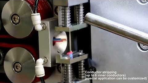 Automatic wire stripper machine cable cutting and stripping machine for multi-core cables