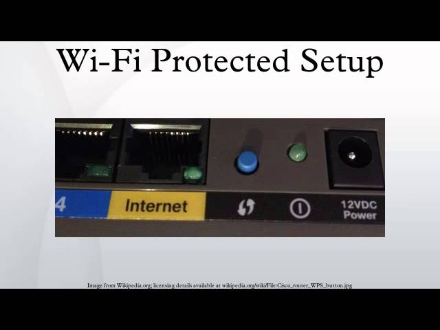 Wi-Fi Protected Setup - Wikipedia