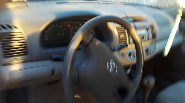 Cold start on the 2002 Toyota Camry
