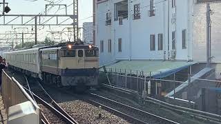 EF65 2139号機牽引東京メトロ有楽町・副都心線17000系17185F甲種輸送9866レ高槻通過