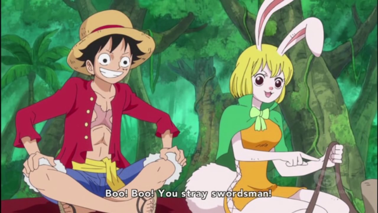 One Piece Episode 775 Carrot Makes Fun Of Zoro Boo Boo Youtube