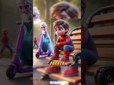 Örümcek Çocuk parkta