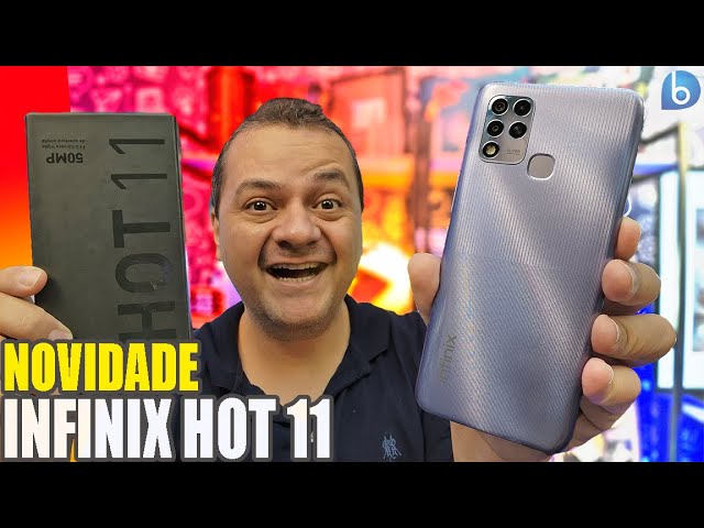 Smartphone INFINIX Free Fire 128 GB Câmera Tripla até 50 MP 5000