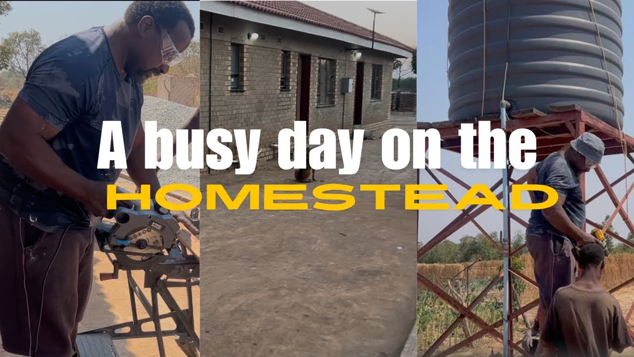 #45 Подготовка к установке кухни в усадьбе | Зимбабве Homestead 🇿🇼