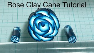 Easy rose clay cane tutorial @ArtworkByColleen