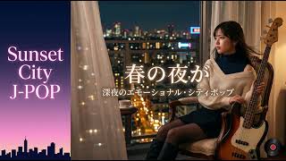 春の夜が 🌙 Emotional Japanese City Pop × Midnight Spring Vibes