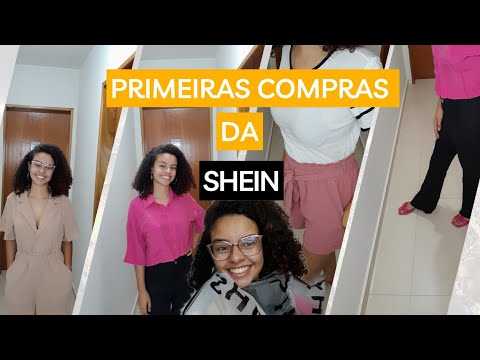 PRIMEIRA COMPRA NA SHEIN/ CHEGOU MUITO RÁPIDO/AMEI😍 #shein