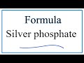 Silver Phosphate Charge Balancing