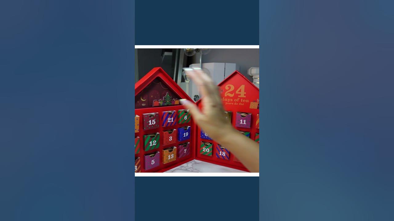 DAVIDS TEA ADVENT CALENDAR ☕️ shorts YouTube