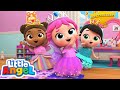 Princess abc song   little angel and friends kid songs  moonbug kids  girl power