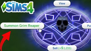 How To Summon The Grim Reaper (WITHOUT Cheats Or Mods)  The Sims 4