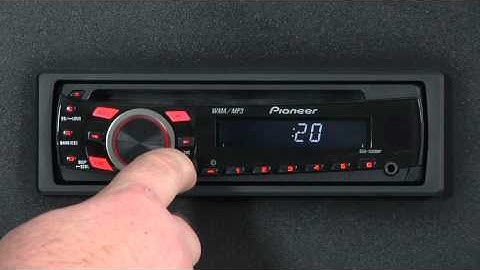 FAQ- DEH-1300MP- Set the Clock