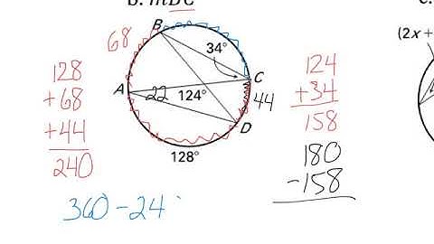 Inscribed Angles and Polygons (Section 10.4 Notes)