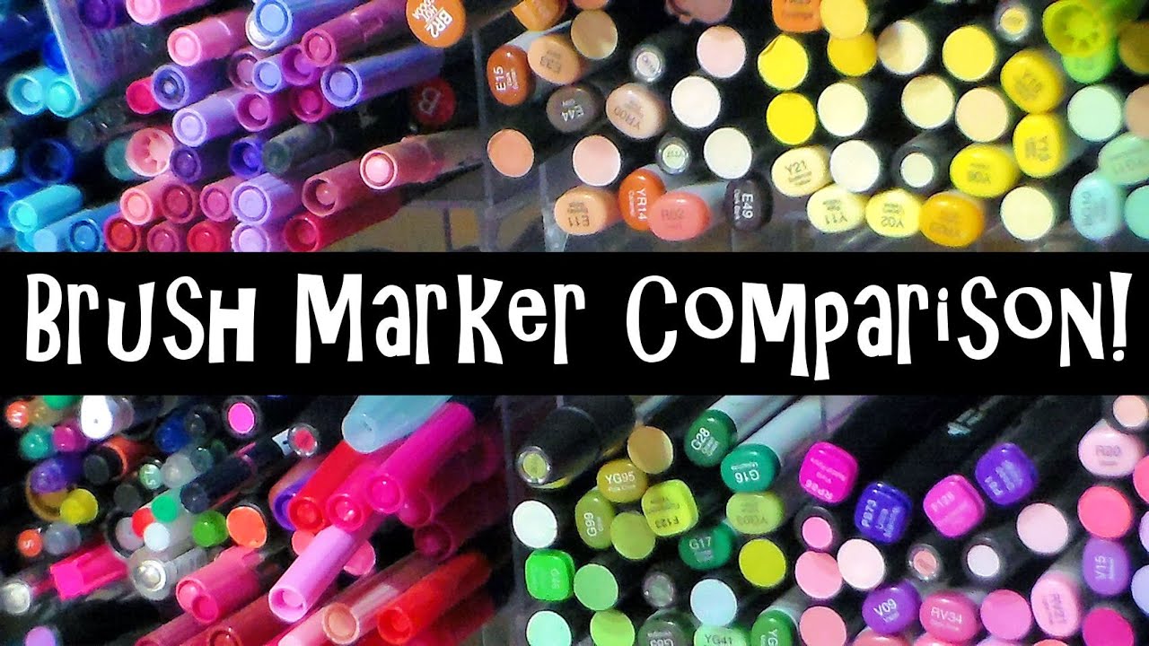 Alcohol Brush Marker Comparison! Money Saving Tips! my crafting channel shop