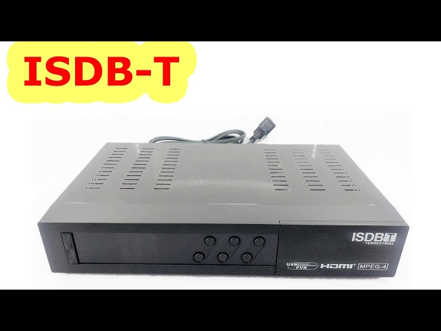 Set top box Sintonizador Decodificador Tv Digital Hd 1080p Tdt Isdbt