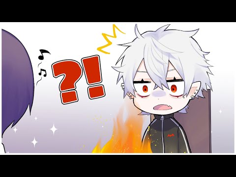 Kenmochi Toya takes Kuzuha to a Japanese BBQ | Animated Story (VTuber/NIJISANJI Moments) (Eng Sub)