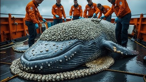 Emotional Ocean Rescue: Removes Millions of Parasitic Barnacles from a Whale’s Body