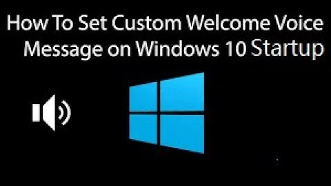 Make your Computer 💻 Greeting you in every startup of you PC 💻 in Windows 10/8/7 || High Tech Dev