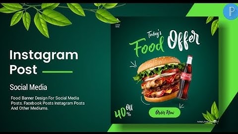 How To Make Food Banner In Mobile| Burger Banner Design Pixellab| Diwakar Editing