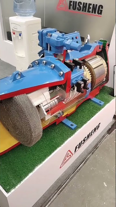 Internal structure of screw compressor