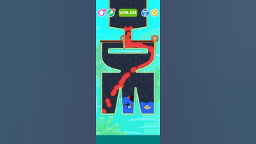 save the fish Level 629 - mobile game/fishdom #shorts