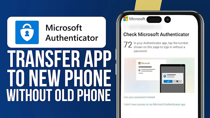 How To Transfer Microsoft Authenticator App To New Phone Without Old Phone (EASY!)